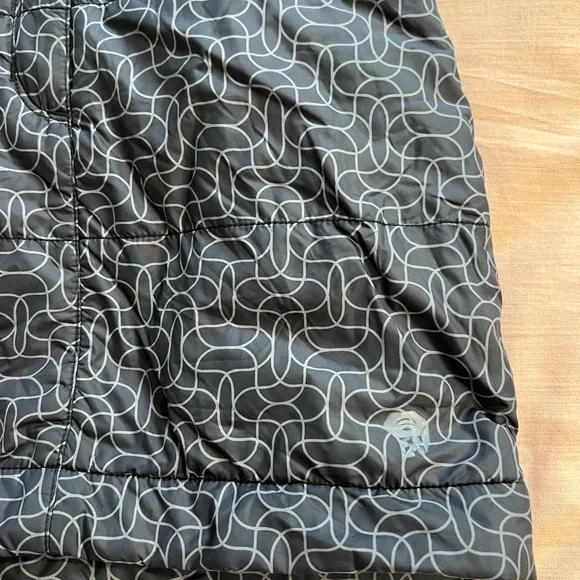 MOUNTAIN HARDWEAR Trekkin Insulated Thermal Nylon Quilted Mini Skirt Sz L - Picture 6 of 6